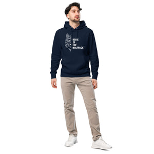 Unisex Hoodie Home of the Wolfpack dunkel