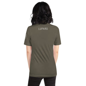 Unisex-T-Shirt Home of the Wolfpack dunkel
