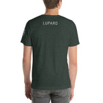 Unisex-T-Shirt Home of the Wolfpack dunkel