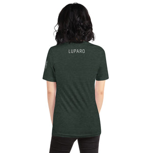Unisex-T-Shirt Home of the Wolfpack dunkel