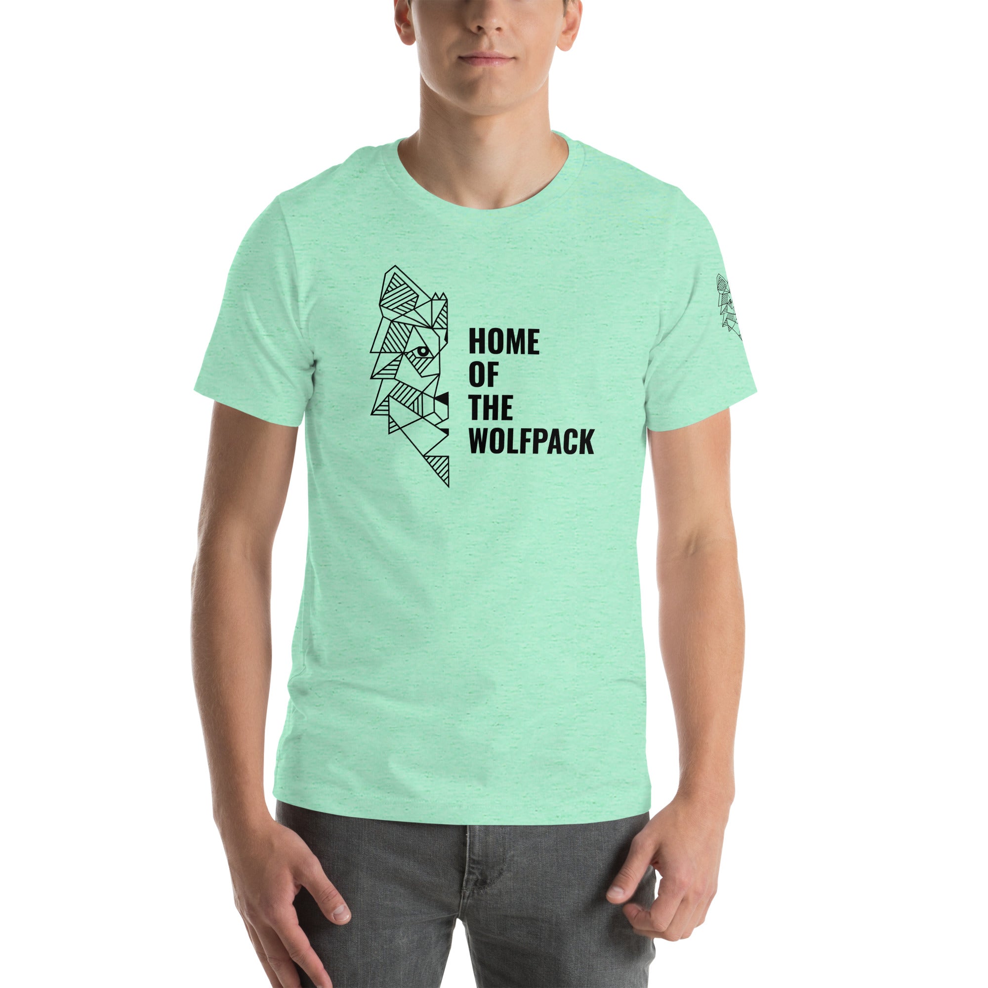 Unisex-T-Shirt Home of the Wolfpack hell