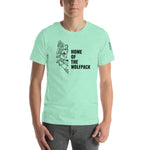 Unisex-T-Shirt Home of the Wolfpack hell