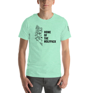 Unisex-T-Shirt Home of the Wolfpack hell