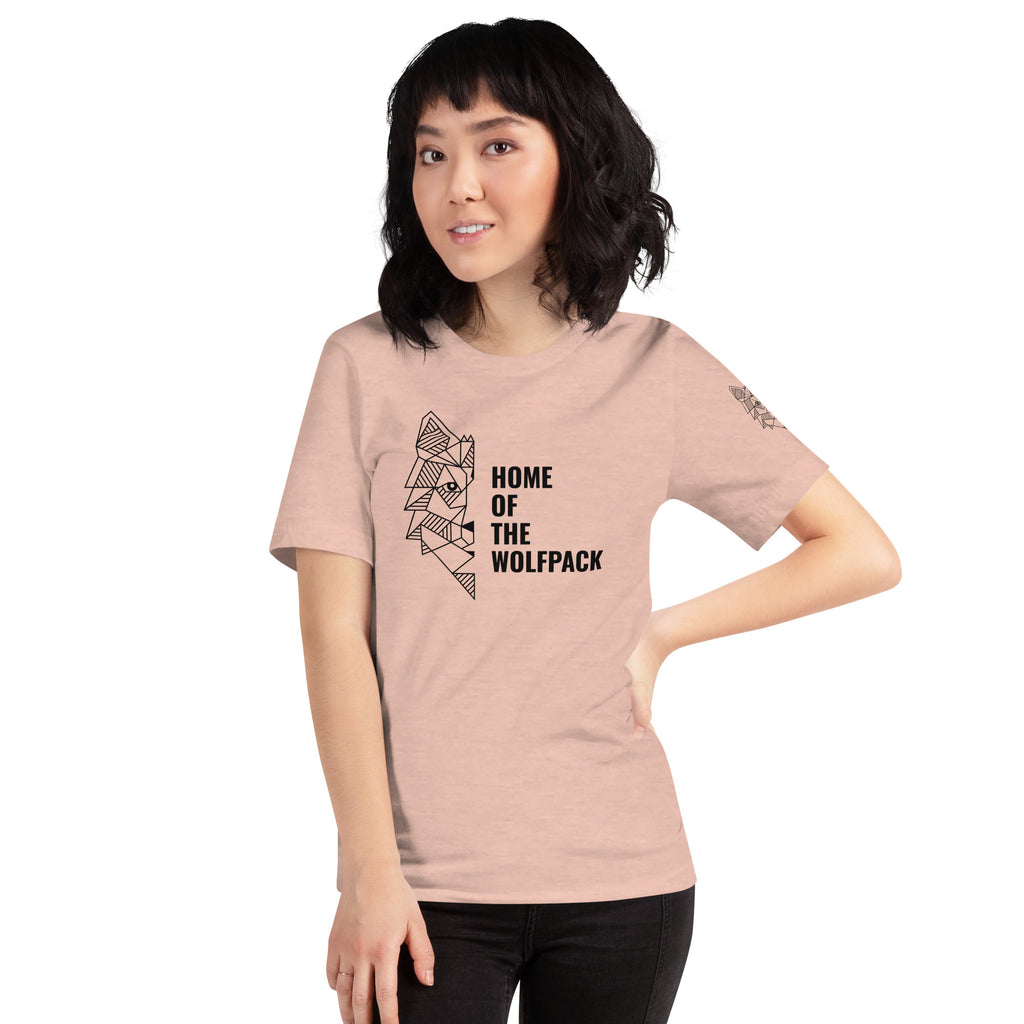 Unisex-T-Shirt Home of the Wolfpack hell
