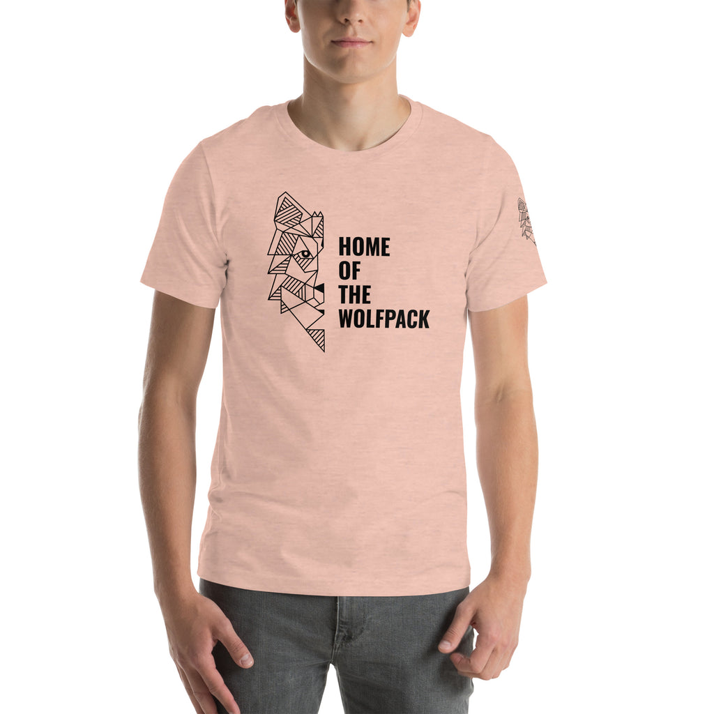 Unisex-T-Shirt Home of the Wolfpack hell