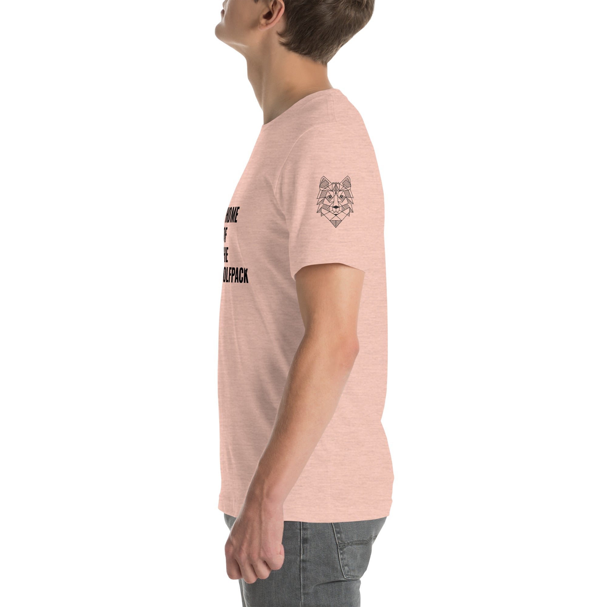 Unisex-T-Shirt Home of the Wolfpack hell