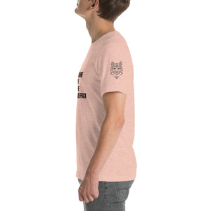 Unisex-T-Shirt Home of the Wolfpack hell