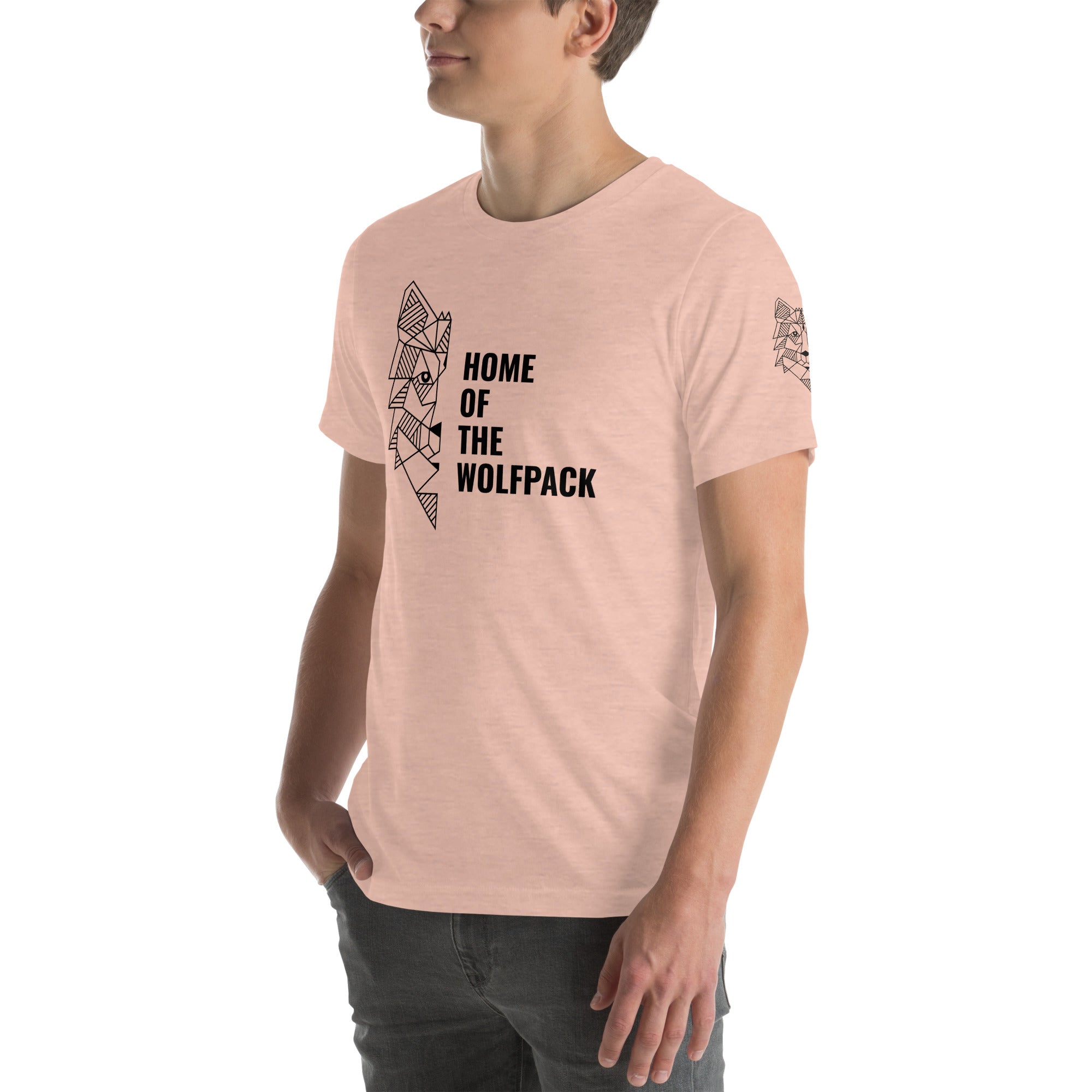 Unisex-T-Shirt Home of the Wolfpack hell