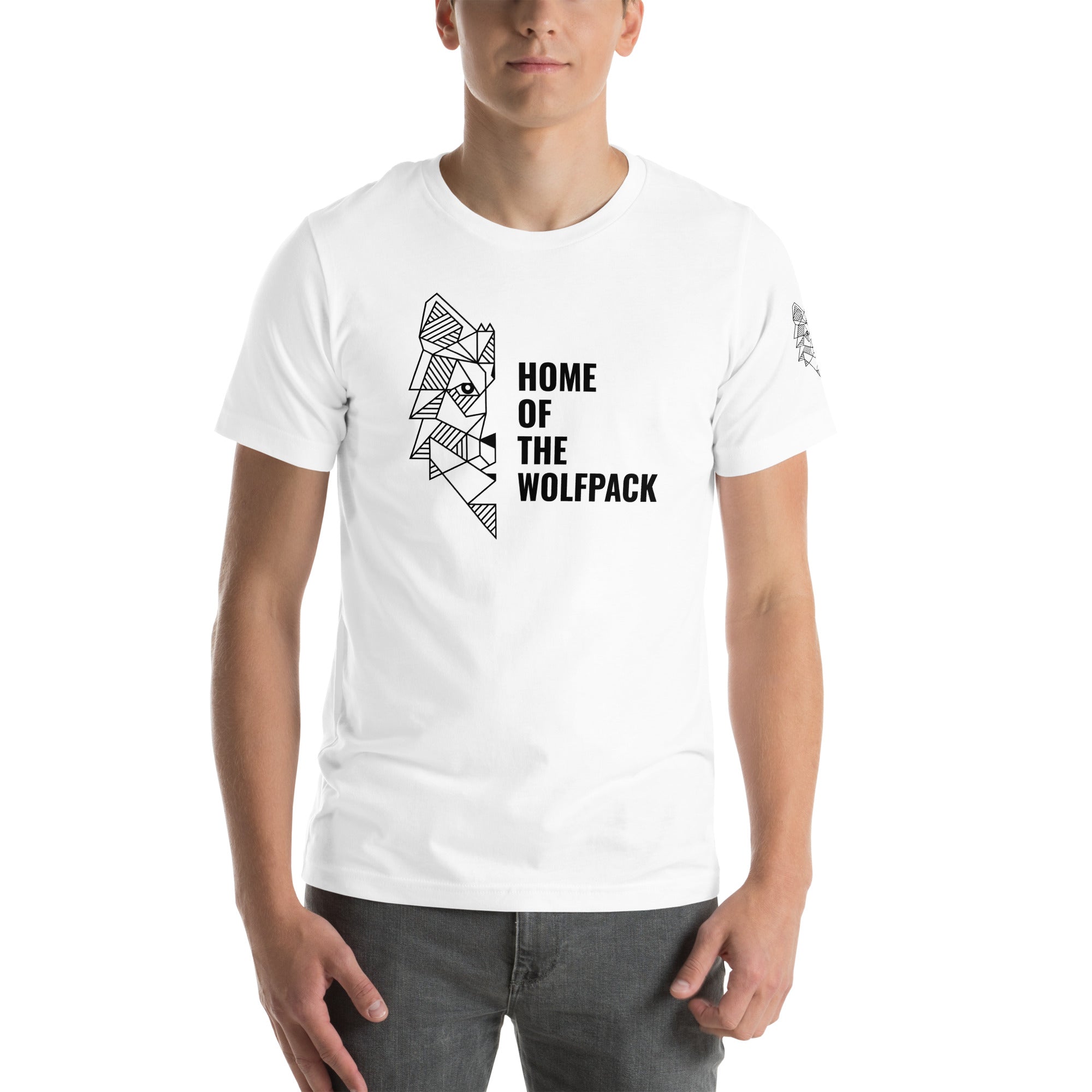 Unisex-T-Shirt Home of the Wolfpack hell