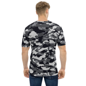 Männer T-Shirt Camo grau