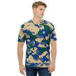 Männer T-Shirt Camo beige