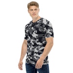 Männer T-Shirt Camo grau