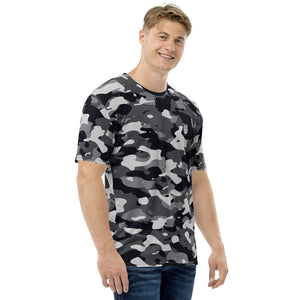 Männer T-Shirt Camo grau