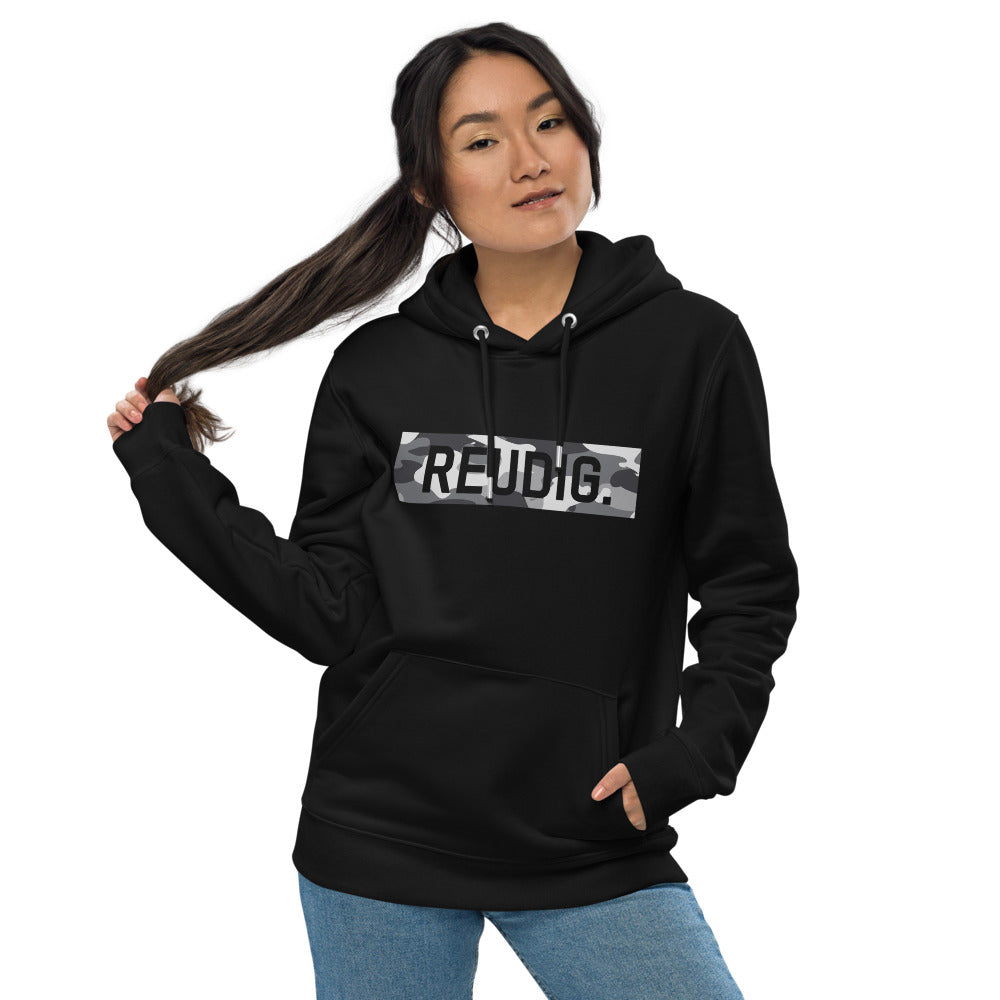 Unisex Hoodie Reudig Camo grau