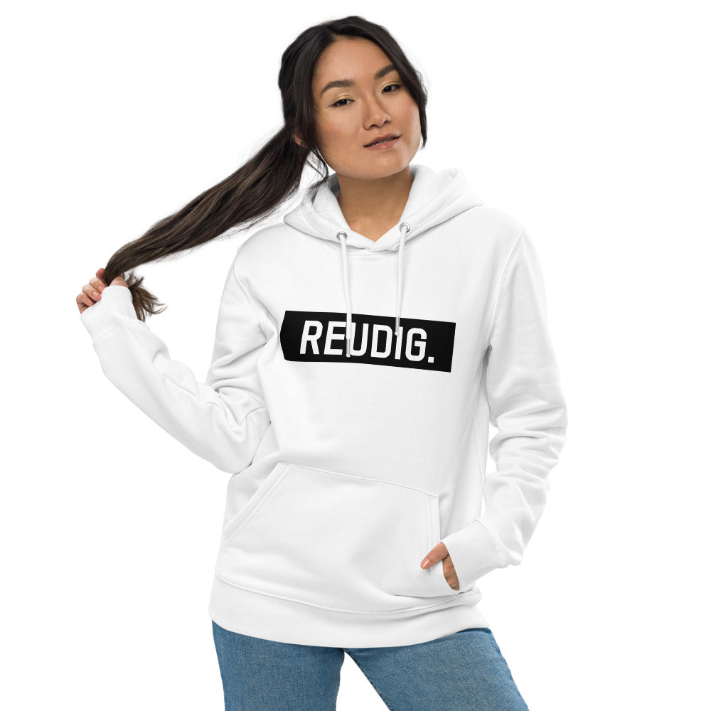 Unisex Hoodie Reudig weiss