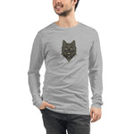 Unisex Langarm T-Shirt Wolf