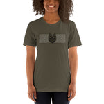 Unisex-T-Shirt Tamago dunkel