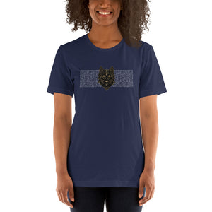 Unisex-T-Shirt Tamago dunkel