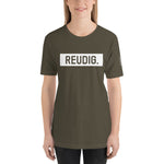 Unisex-T-Shirt Reudig weiss