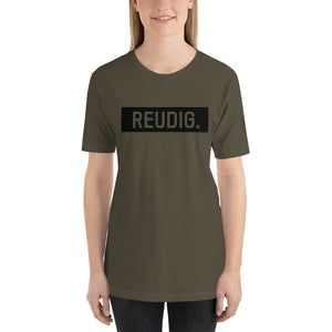 Unisex-T-Shirt Reudig schwarz
