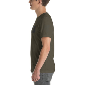 Unisex-T-Shirt Reudig schwarz