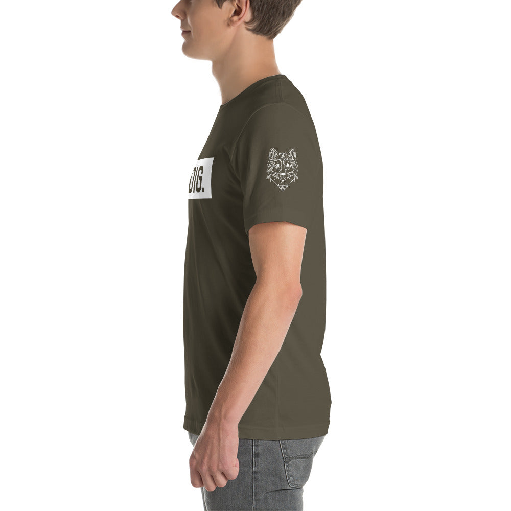 Unisex-T-Shirt Reudig weiss