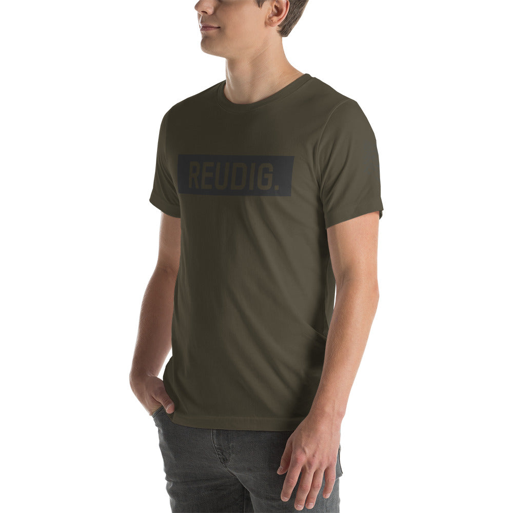 Unisex-T-Shirt Reudig schwarz
