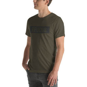 Unisex-T-Shirt Reudig schwarz