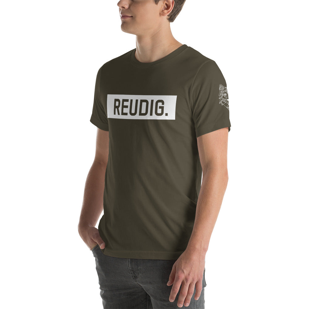 Unisex-T-Shirt Reudig weiss