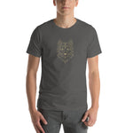 Unisex T-Shirt Wolfslogo gold
