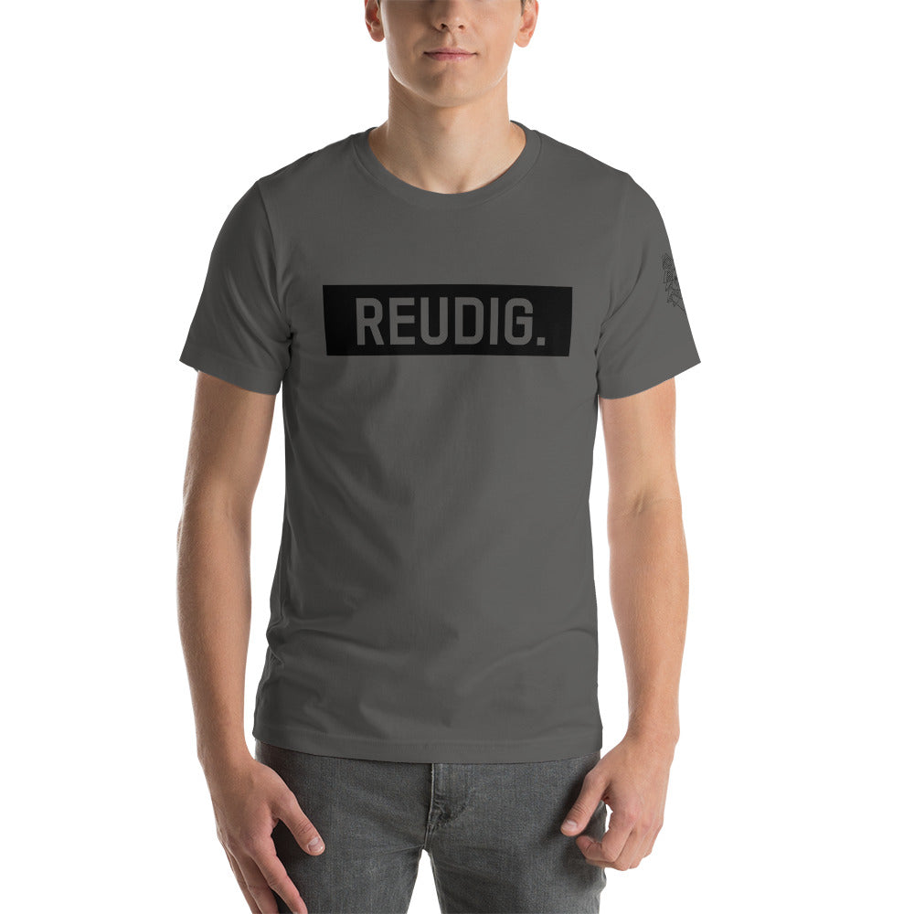 Unisex-T-Shirt Reudig schwarz