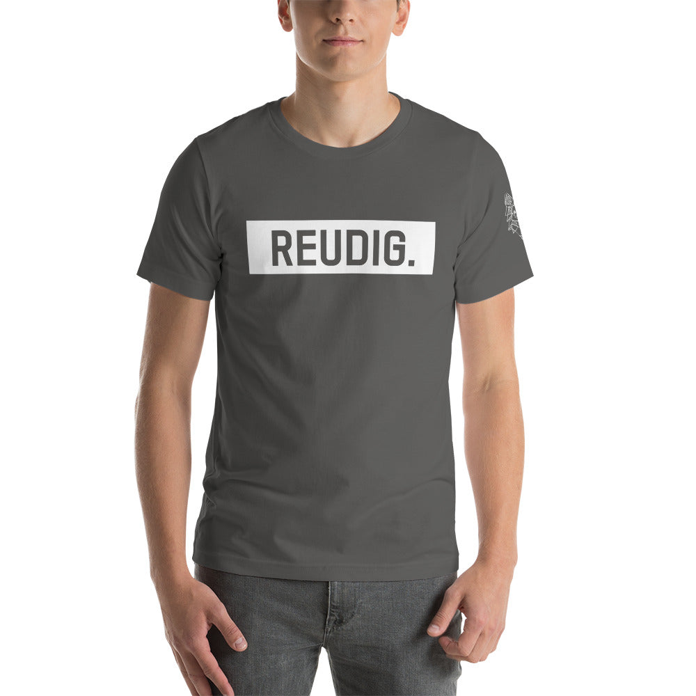 Unisex-T-Shirt Reudig weiss