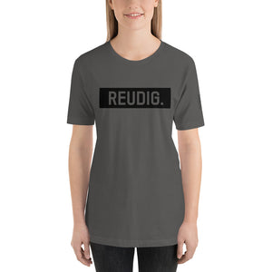 Unisex-T-Shirt Reudig schwarz