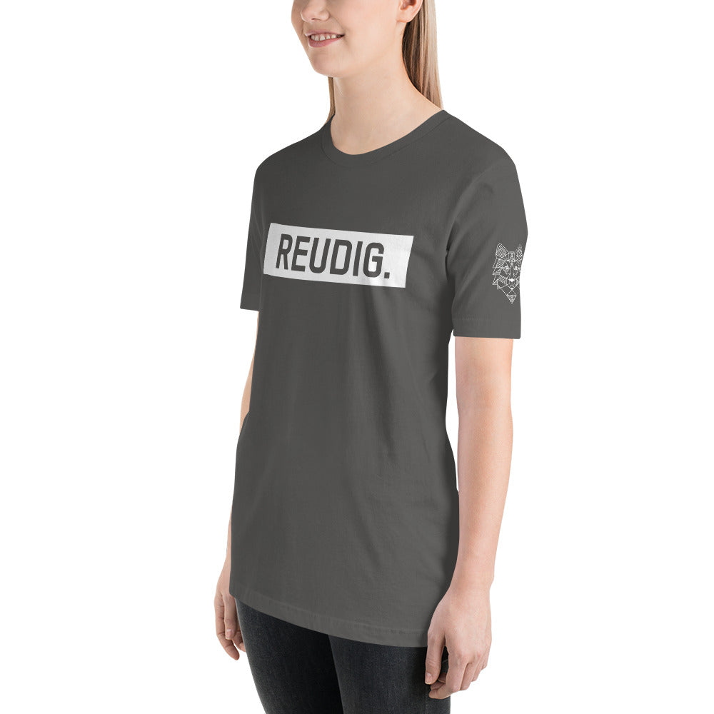 Unisex-T-Shirt Reudig weiss