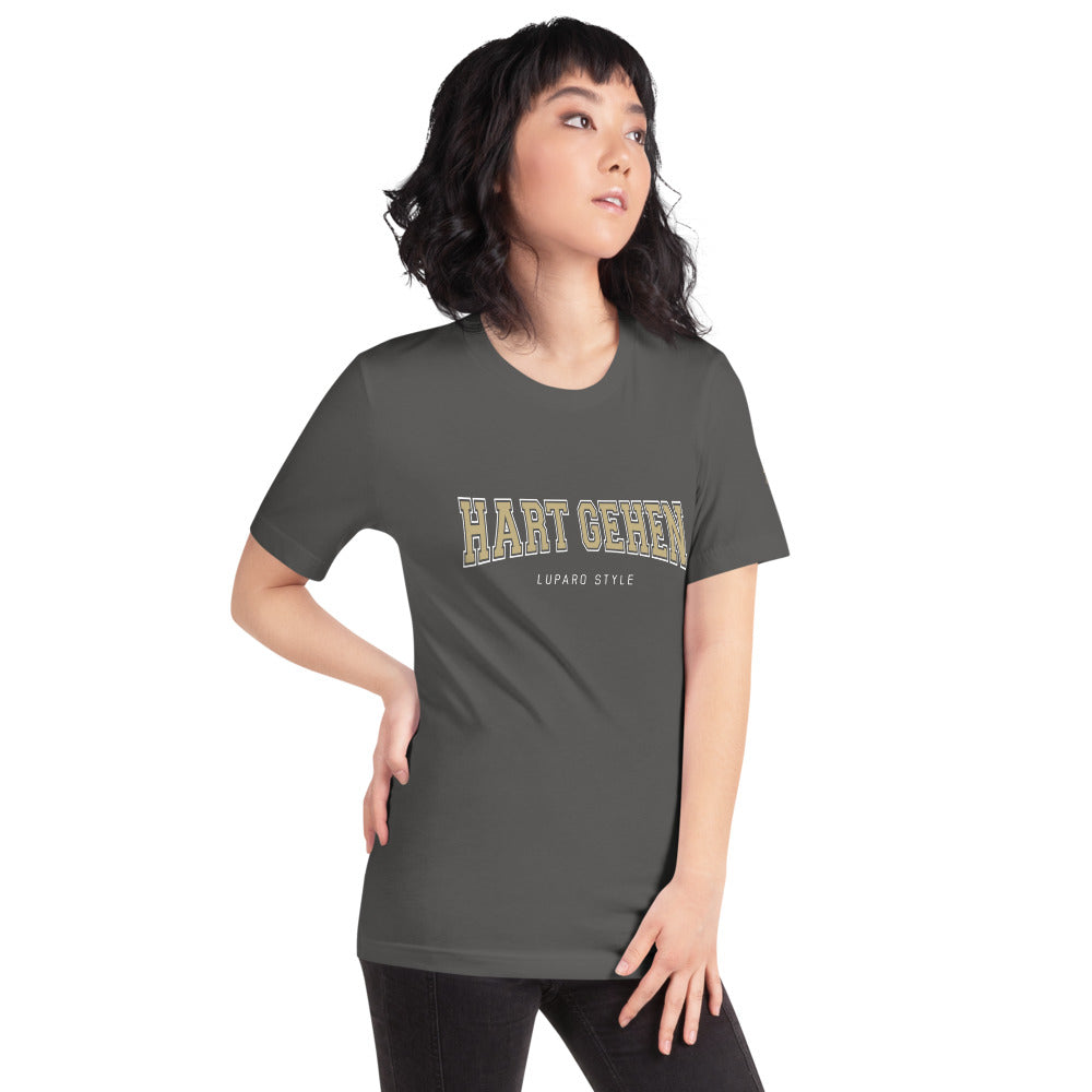 Unisex-T-Shirt Hart gehen