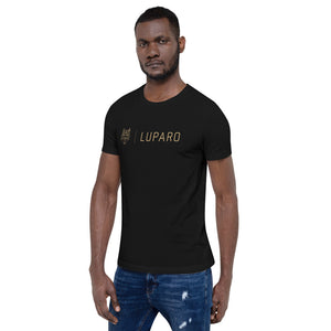 Unisex-T-Shirt Wolf + Schrift