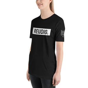 Unisex-T-Shirt Reudig weiss