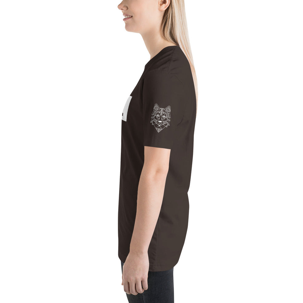 Unisex-T-Shirt Reudig weiss