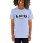 Unisex-T-Shirt Hart gehen hell