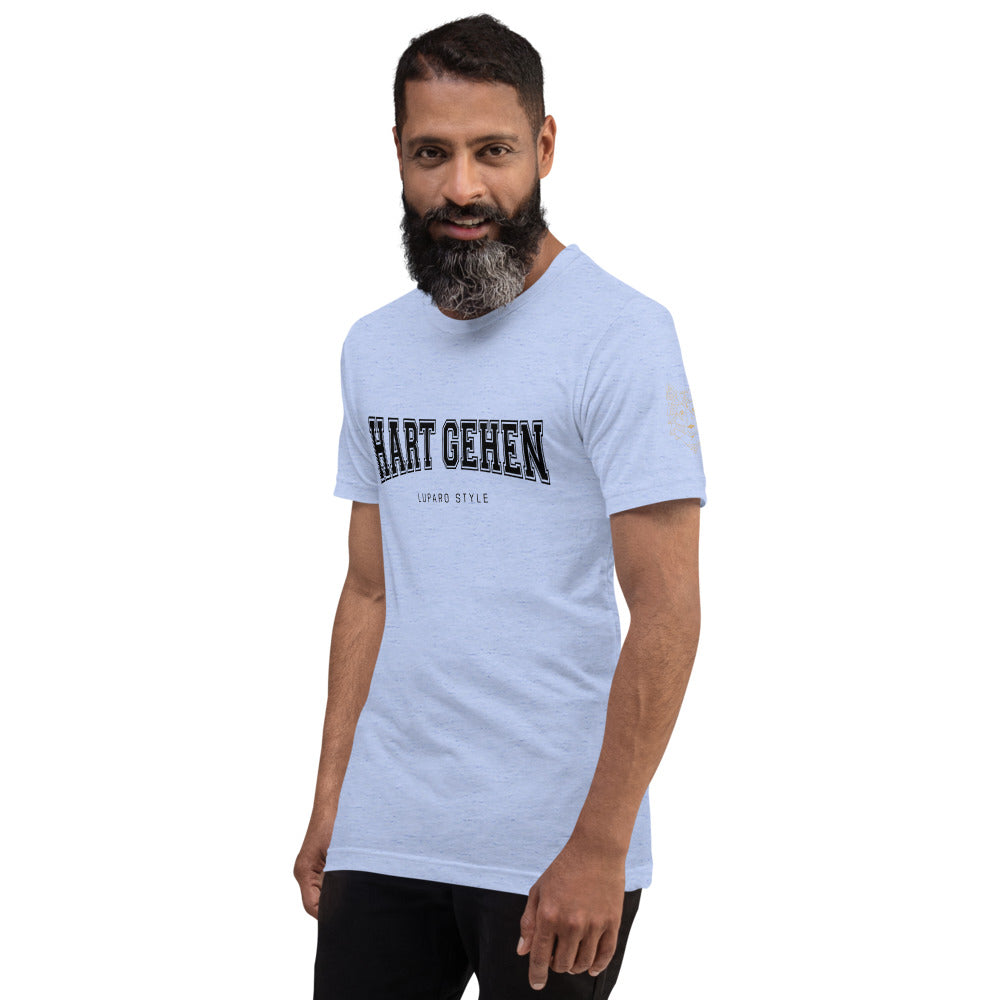 Unisex-T-Shirt Hart gehen hell