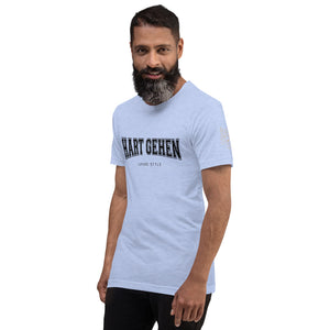 Unisex-T-Shirt Hart gehen hell