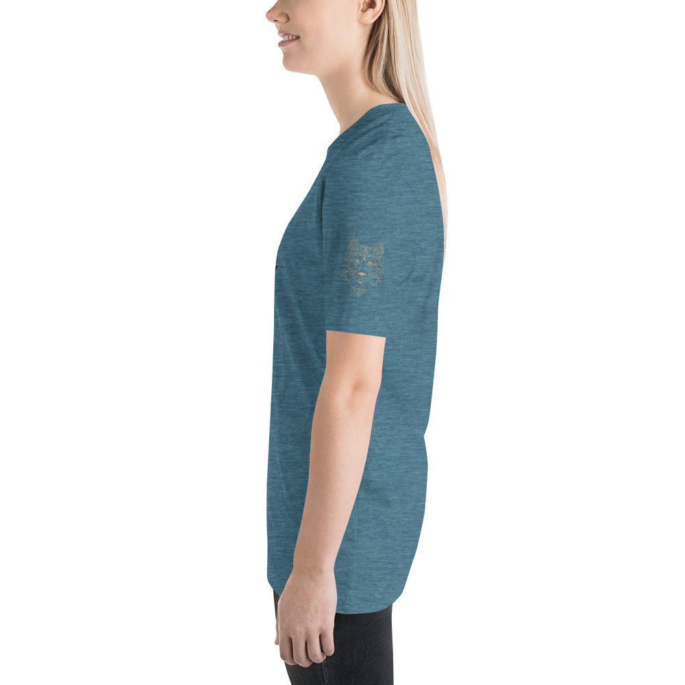 Unisex-T-Shirt Bissle Bewegen hell