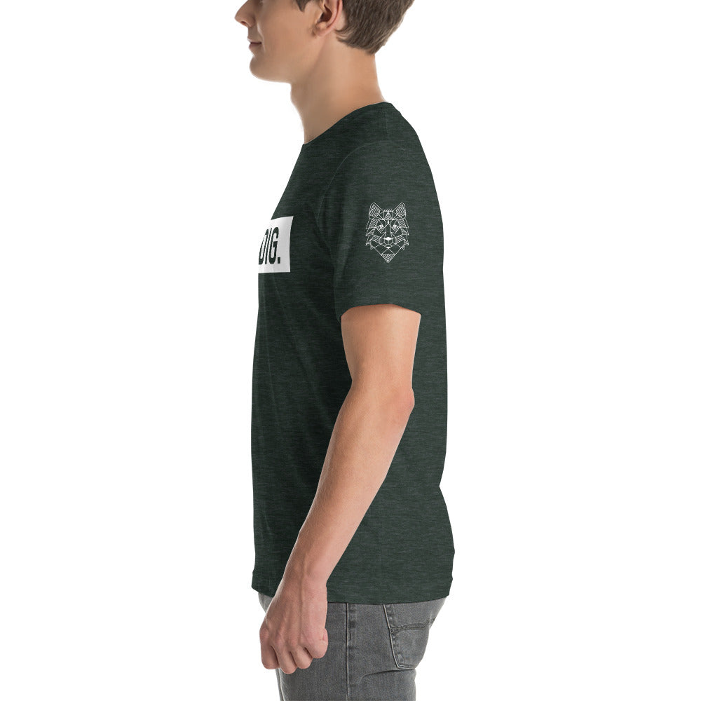 Unisex-T-Shirt Reudig weiss