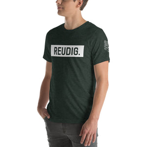 Unisex-T-Shirt Reudig weiss