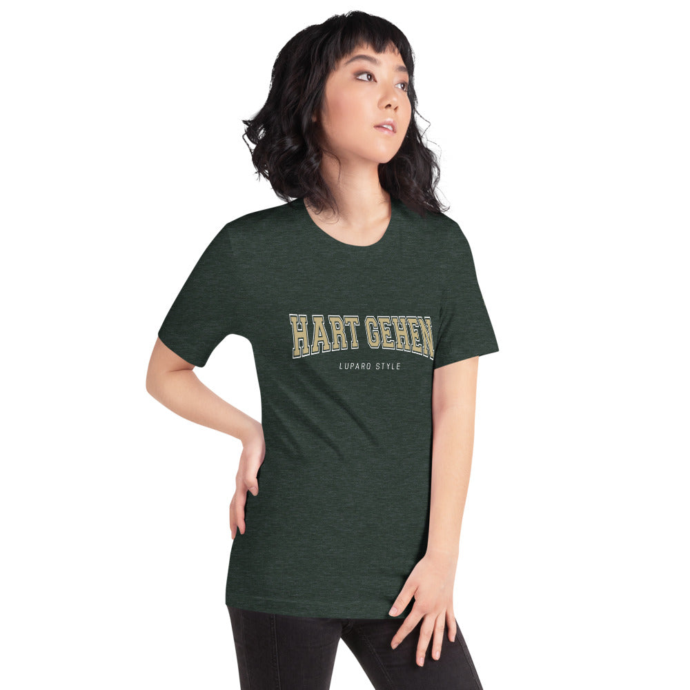 Unisex-T-Shirt Hart gehen