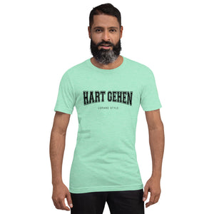 Unisex-T-Shirt Hart gehen hell