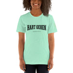 Unisex-T-Shirt Hart gehen hell