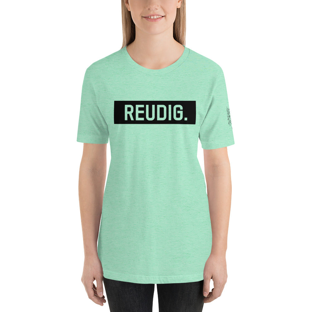 Unisex-T-Shirt Reudig schwarz