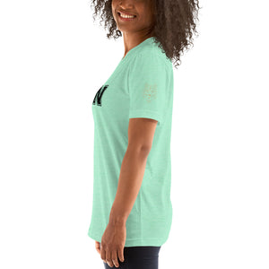 Unisex-T-Shirt Hart gehen hell