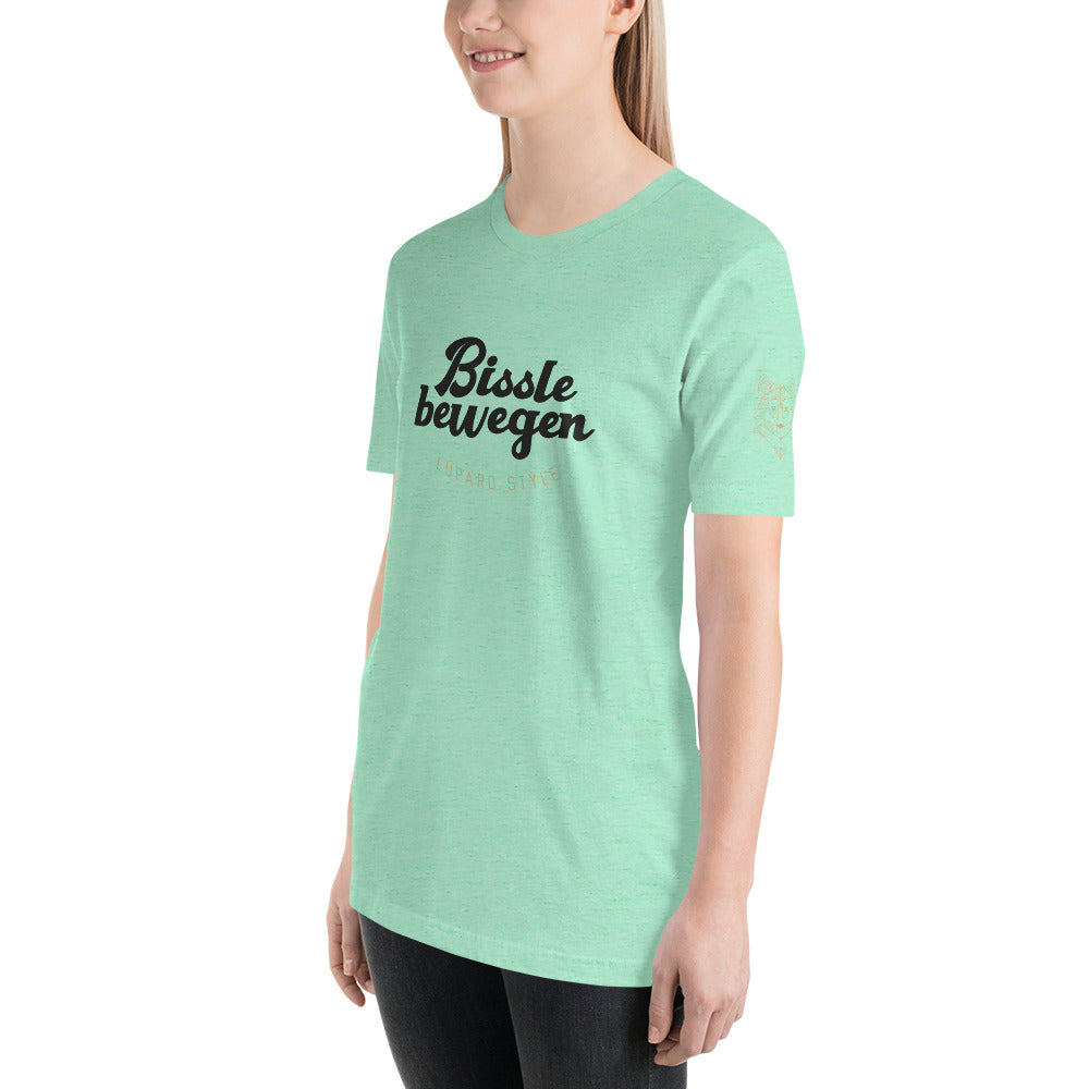Unisex-T-Shirt Bissle Bewegen hell